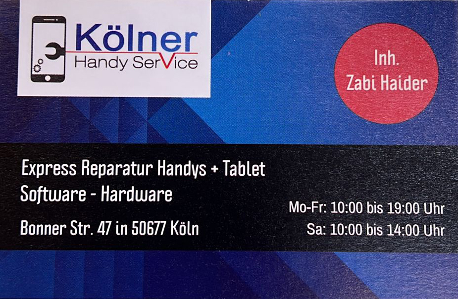 Visitenkarte Koelner handy service2